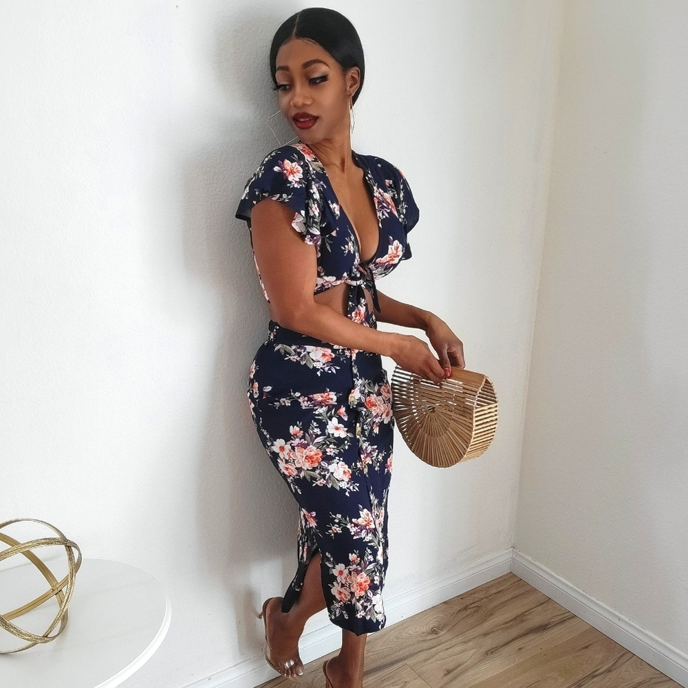 Floral skirt set ( small)